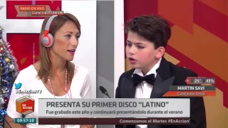 Martin Savi, el joven de 12 años que cantó en Roma a pedido del Papa