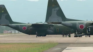 OP Bushfire Assist - Japanese C-130s arrive at RAAF Base Richmond