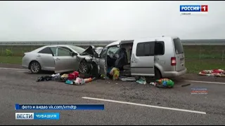 В ДТП под Воронежем пострадала семья из Чувашии