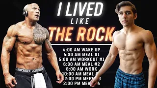 I Lived Like Dwayne "THE ROCK" Johnson For A Day