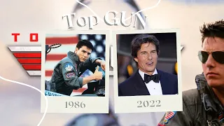 Top Gun (1986 vs 2022) All Cast: Then and Now