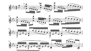 Caprice N.23 in E-Flat Major Op.1 - N. Paganini, Violin, Sheet Music