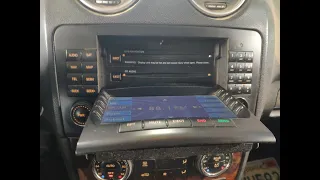 Mercedes ML W164 и X164 Как снять радио. Mercedes ML W164 and X164 Navigation Radio Removal