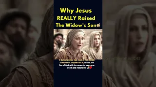 Why Jesus REALLY Raised The Widow's Son 😱🤯 #shorts #youtube #catholic #jesus #fypシ