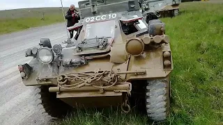 Daimler Ferret Armoured Scout Car vs Catterick Tank Ranges Mud