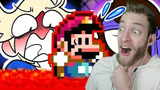SO STRESSFUL!! Reacting to "Mario but I'm Blindfolded" by Jaiden Animations