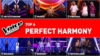 These Talents sing in PERFECT HARMONY! | TOP 6