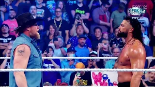 Resumen Brock Lesnar regresa atacando a Roman Reigns en Smackdown - WWE Smackdown 24/06/2022 Español