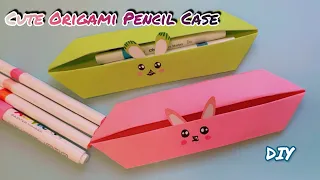 Easy Cute Pencil Case  DIY Paper Pencil Box Ideas  Easy Origami Box Tutorial