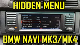 Hidden Menu BMW Navigation MK3 MK4 Sat Nav / Service Mode ( E46 E39 E38 E53 E83 E85 E86 )
