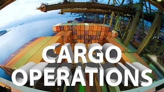 How are Containers Loaded? |  Cargo Operations on Container Ship