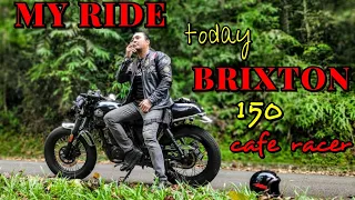 RIDE WITH BRIXTON BX 150 CAFE RACER.MOTOR BIKE LOVER