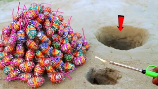 आलू BOMB💣 Hydro Foil Bomb In Hole || at Once Fire Cracker Testing 2023 This Diwali सोचा नही था Sound