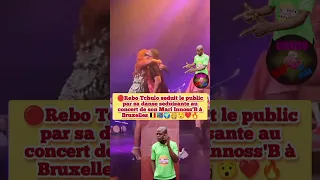 🔴Rebo Tchulo seduit le public par sa danse séduisante concert de son Mari Innoss'B Bruxelles 🇧🇪👸😯❤🔥