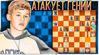 Шахматный шедевр в исполнении 12-летнего  Магнуса Карлсена: жертва ФЕРЗЯ И МАТ!