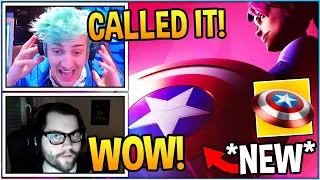 Ninja & Streamers React to *NEW* "FORTNITE x AVENGERS" LTM! (Avengers Endgame)