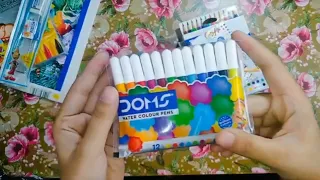 Doms Kit_Doms Colour Painting Kit Set_Unboxing_Colour Haul_Shara Ansari