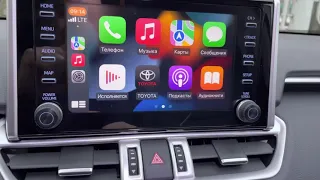 Установка CarPlay и Android Auto на RAV4 19г.в.