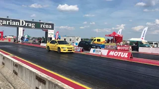 Mitsubishi Lancer Evo vs. VW Golf R