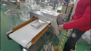 Food metal detector for aluminum foil packing