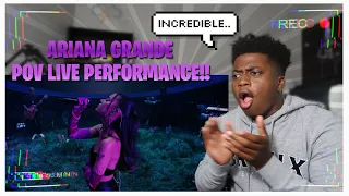 Ariana Grande- pov (Official Live Performance) | VEVO **REACTION**