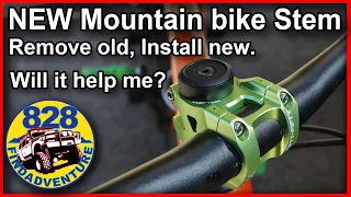 Mountain Bike Stem removal and install. Will the new stem help my numb fingers? Part 1