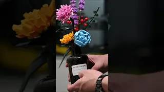 DIY your lego type flowers with vase. Nifeliz Floarr