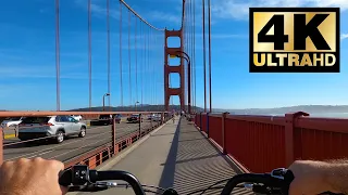 Biking The Golden Gate Bridge and San Francisco - 4K