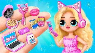 Dispositivos en miniatura para Barbie / 30 ideas para la muñeca LOL OMG