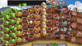 PvZ Real Life Pak Widescreen - Column Like You See 'Em Minigame - Plants vs Zombies Gameplay