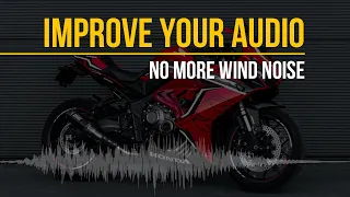 How To Record Motorcycle Audio Without Wind Noise - PERFECT Motorcycle Exhaust Sound
