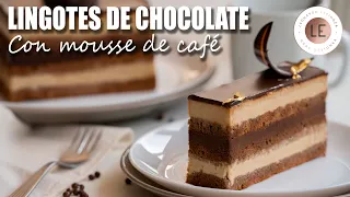 Lingotes de CHOCOLATE y CAFÉ | Chocolate coffee mousse cake