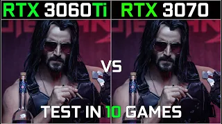 RTX 3060Ti vs RTX 3070 | Test in 10 Games | 1080p - 1440p