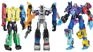 TRANSFORMERS COMBINER WARS VS TRANSFORMERS ROBOTS IN DISGUISE MENASOR, ULTRA BEE ROBOTS