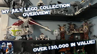 My LEGO Collection Tour July 2023!! (OVER $30,000 VALUE)