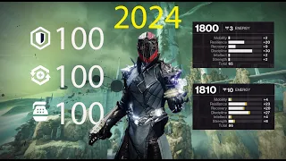 Quick and Simple Guide for Triple 100 Stats in 2024 - Destiny 2