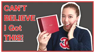 MY NEWEST LOVE - Cartier Double Love Bracelet 12 Diamonds Unboxing & Review | My First Luxury