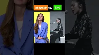 Olivia Rodrigo "All I Want" Acapella VS Live! #shorts