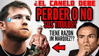 ¡HABLANDO CLARO! ¿Canelo Álvarez PERDERÁ SUS TÍTULOS si NO PELEA contra David Benavidez este 2024?