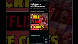 FREE NETFLIX SECRET CODES FOR 2024 (UNLOCK EVERYTHING!) #netflix #freenetflix #netflixcode