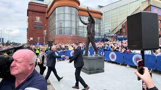 Sir Walter Smith O.B.E statue unveiling