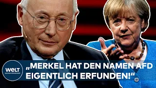 AUST: "Angela Merkel hat den Namen der AfD erfunden" - WELT-Herausgeber zu ihrer Flüchtlingspolitik