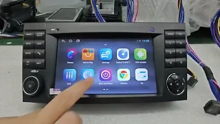 Mercedes Benz W219 W211, wirless carplay/android auto, 360 function, DSP/Bluetooth​, FM/AM radio