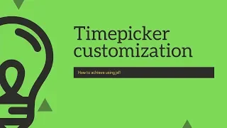 Splunk Basic :  How to add  timepicker to dashboard and customize its default rendering