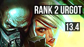 URGOT vs RIVEN (TOP) | Rank 2 Urgot, 12/2/10, 300+ games, Dominating | KR Challenger | 13.4