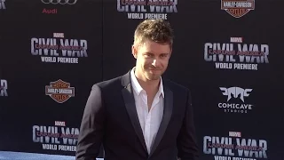 Luke Mitchell "Captain America Civil War" World Premiere Red Carpet Fashion Broll