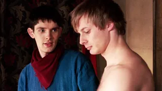 Merlin gay panicking for 4 minutes "straight"