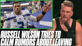 Russell Wilson Says "I'm In Seattle Right Now & I Love It!" | Pat McAfee Reacts
