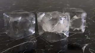 Realistic Ice Cubes in C4D & Octane