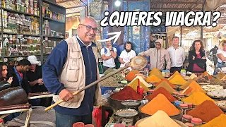 🇲🇦 Nos persiguen los vendedores en Marruecos  (Pocos turistas entran en este Mercado 🐐)